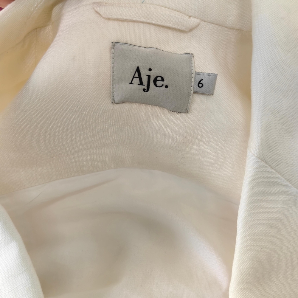 Aje Ana Mini Dress in Ivory - Picture 10 of 16